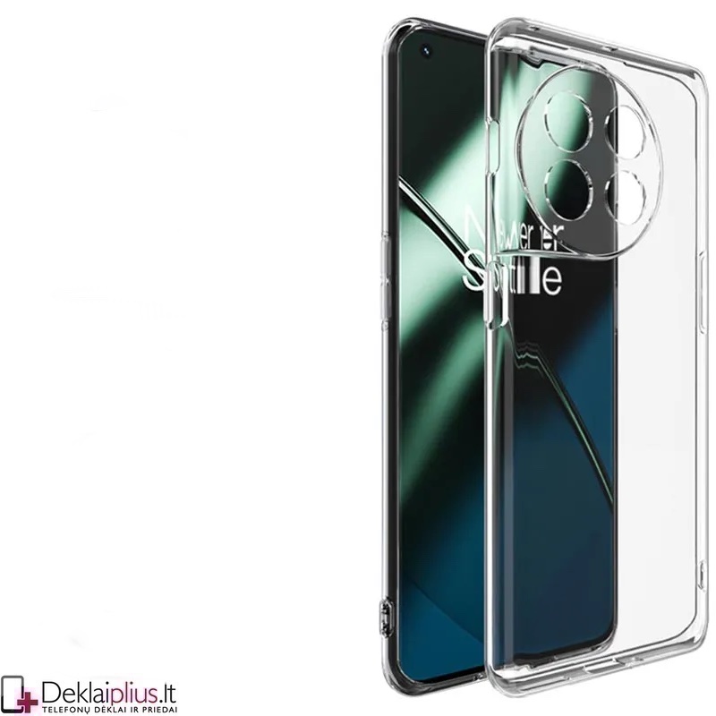 Silikoninis ploniausias,lengviausias dėklas - permatomas (Oneplus 11 5G) Silikoninis ploniausias,lengviausias dėklas - permatomas (Oneplus 11 5G)